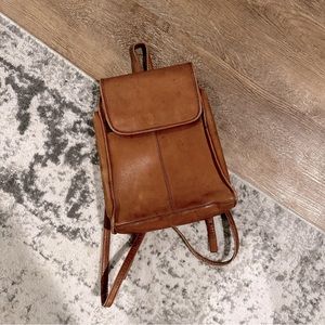 Wilson’s Leather Tan Backpack Purse